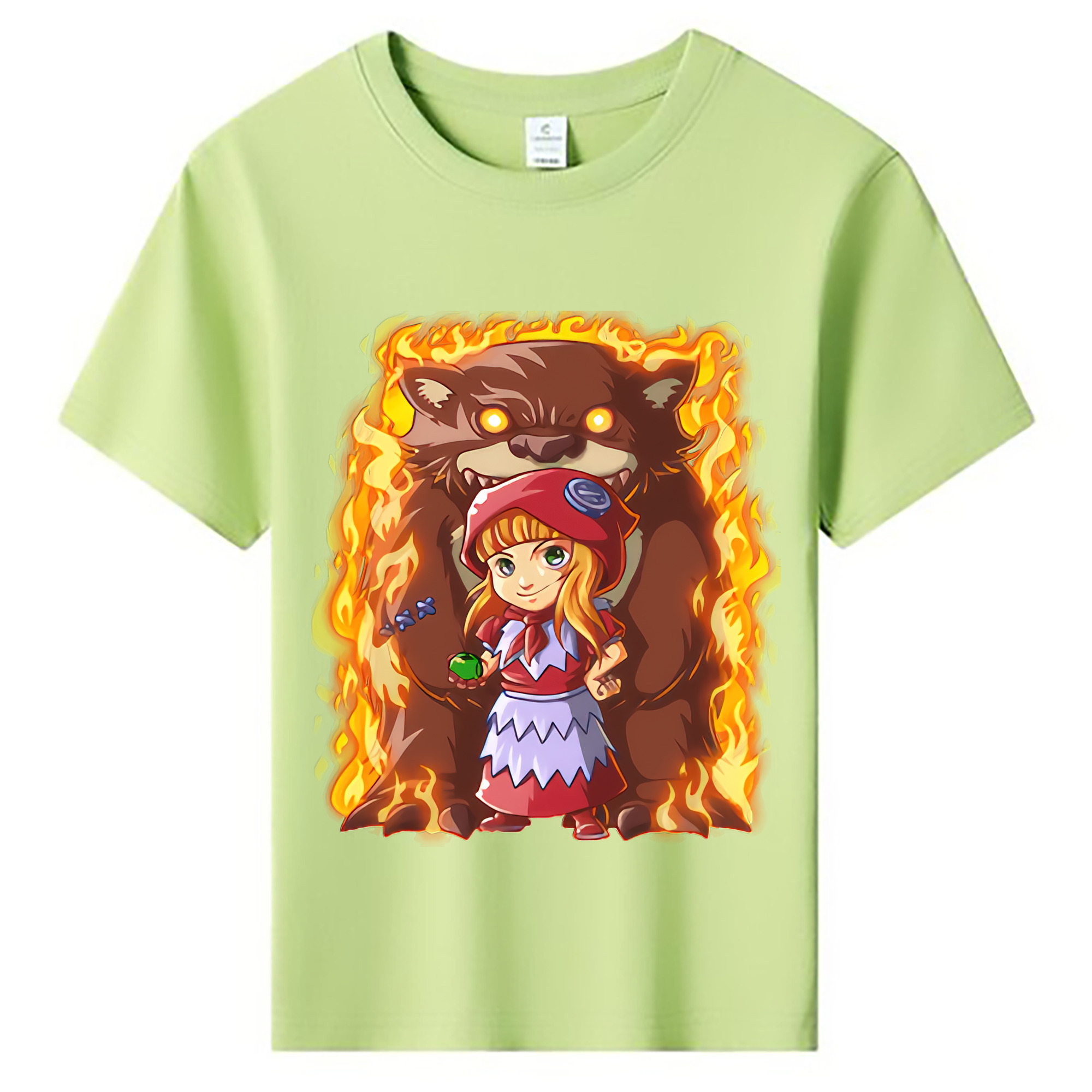 （画像用） リーグ・オブ・レジェンド League of Legends LOL 綿100％キッズTシャツ（フロントプリント）